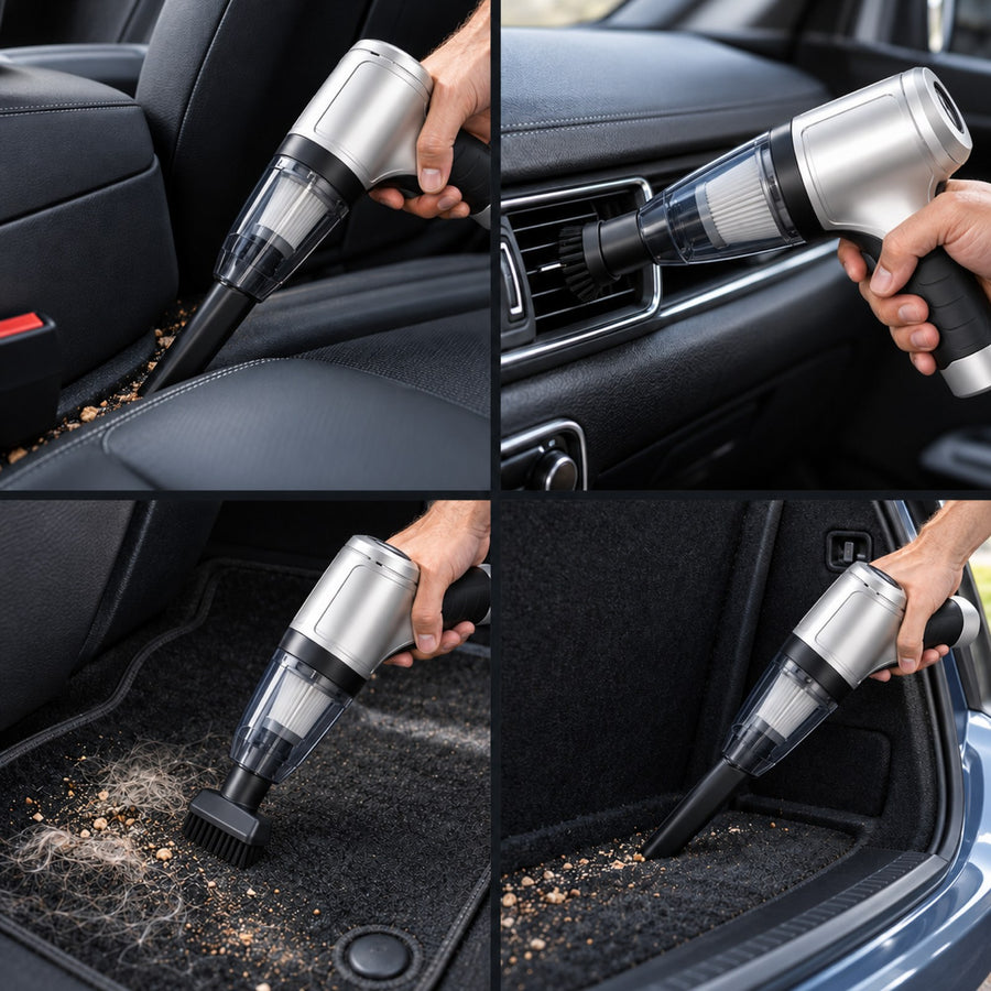 An attachment for each hard-to-reach spot.