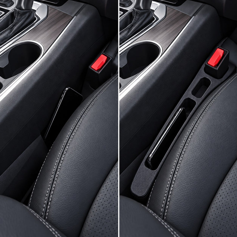 Your phone slid down the side of the seat again.
